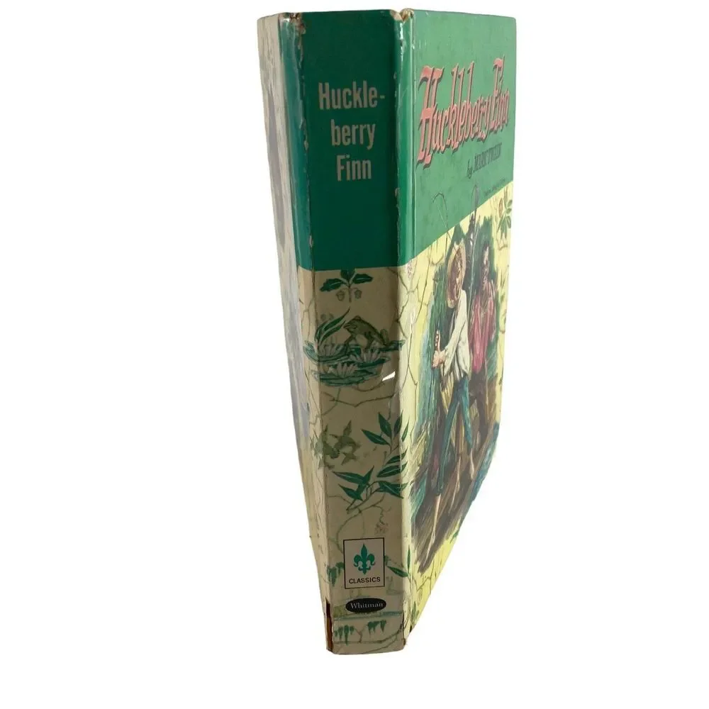 1955 Huckleberry Finn Tom‎ Sawyer's Comrade Whitman Pub HC Illustrated Vintage